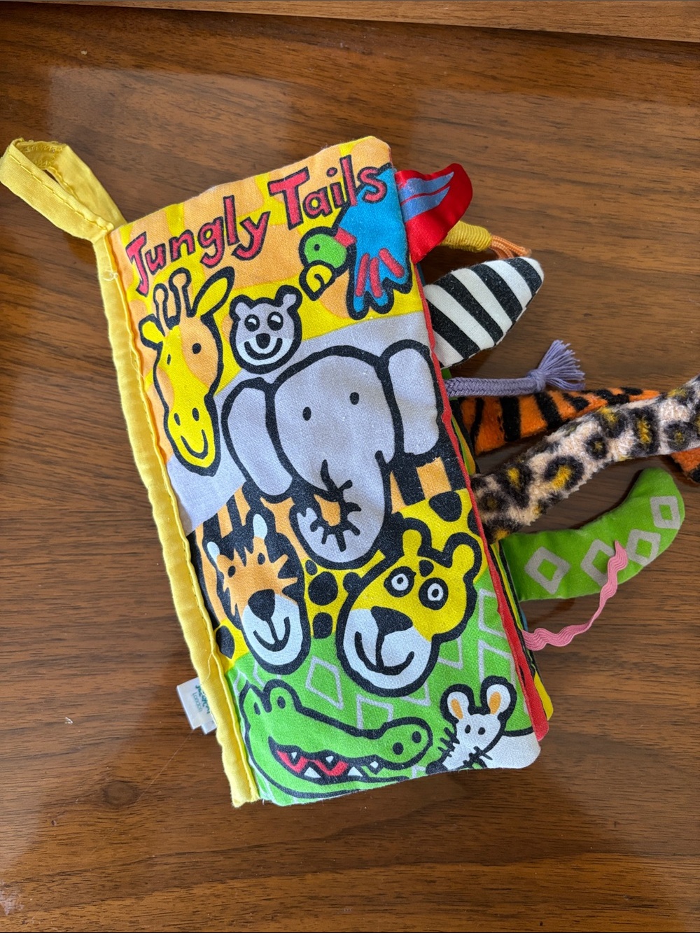 Jellycat Jungly Tails Soft Sensory Activity Book